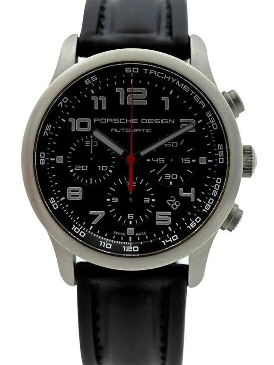 Porsche Design Dashboard 42mm Men\'s Auto Chrono Titanium Watch- Ref: 6612.10/1! main image 9